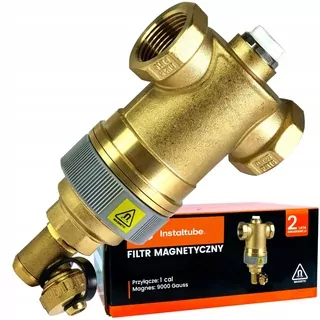 Magnetický filter pre oddeľovanie nečistôt z inštalácie C.O 1" DN25 Kvs: 6,9 m³/h DAMIX